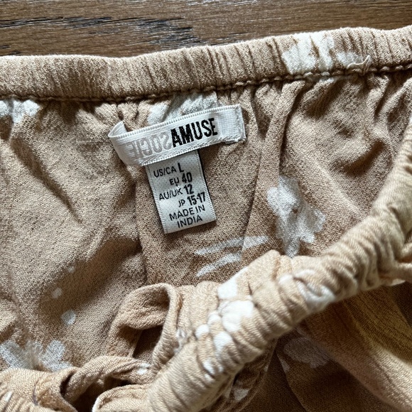 Social Amuse Tan Crop Top - Picture 4 of 4